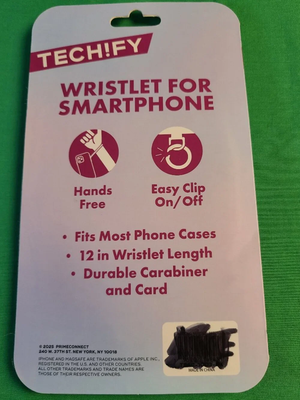 Tech!Fy Wristlet For Smart Phone Plastic 2025 Prime Connect